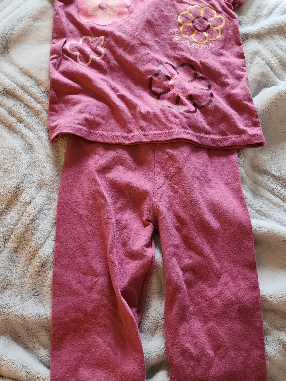 Garanimals Pink Floral Two-Piece Pajama Set